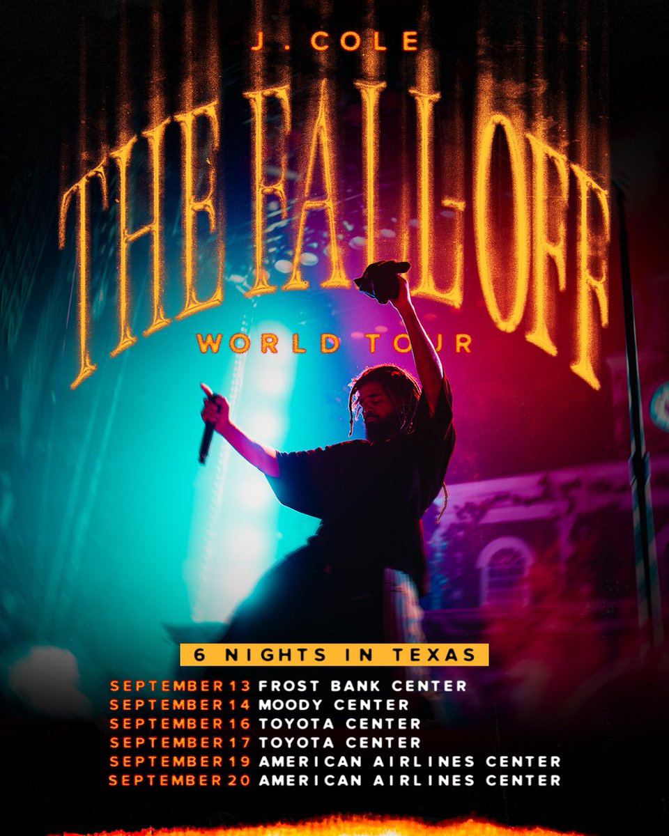 thefalloff26's tweet photo. 6 nights in Texas! 🤠 #TheFallOffTour https://t.co/r1ucQbJA9v