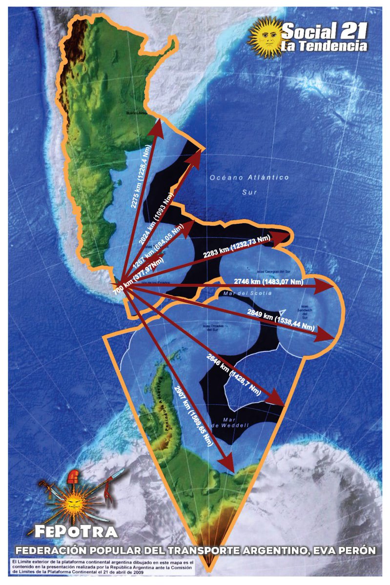 BarbaraSolernou's tweet photo. Tierra del Fuego es el centro estratégico para ejercer el control de todo el espacio marítimo argentino. Es la provincia más grande con acceso a los pasajes naturales más grandes del mundo, el Estrecho de Magallanes y el Pasaje de Drake. Entregarla a EEUU es suicida.
@LaSocial21 https://t.co/NbbEkuYO6O