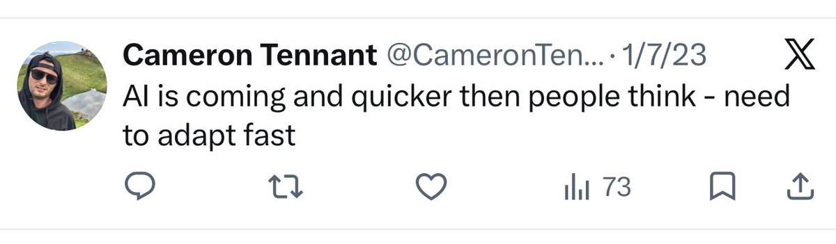 CameronTennant's tweet photo. This tweet was before AI was cool I think https://t.co/WtLza6R2Qd