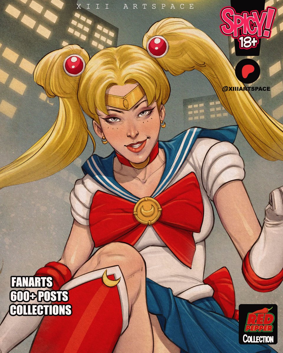 xiiiartspace's tweet photo. Sailor Moon Close-up  Spicy Fanart  
Full set Available in THE VAULT https://t.co/ucRXGN0kt5