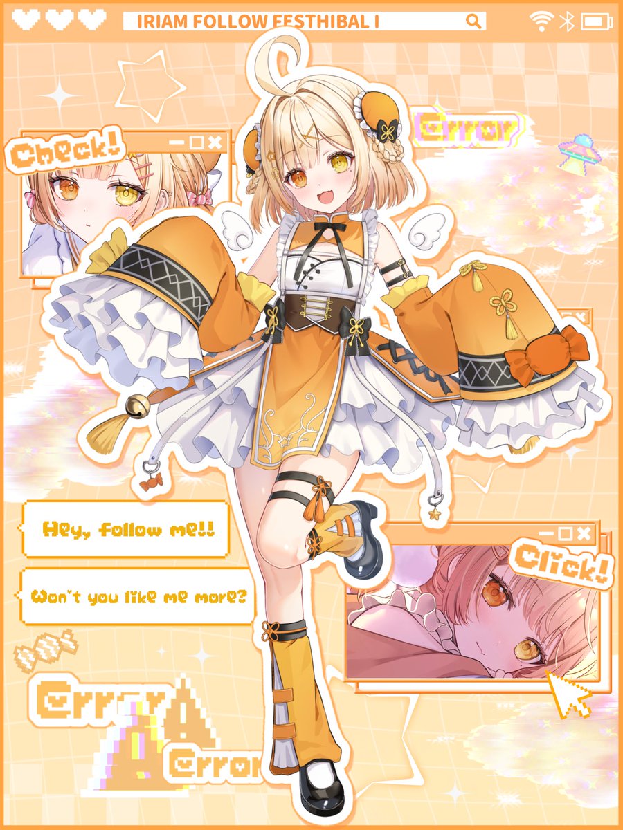 amase_mugi's tweet photo. ᐩᕀ ݁ #IRIAMメンテ中のフォロー祭り 𝜗𝜚꙳

  𖤐 Astral所属 甘星むぎ 💛🌾

💛 大天才ビジュアル❕😼💮
🧡 Live2D公開まであと1ヶ月☝🏻🎀
💛 𝑫𝒆𝒔𝒊𝒈𝒏と𝑰𝒍𝒍𝒖𝒔𝒕やさん❕ᝰ✍🏻

🧡 おともだち求求求❕🫂

    ⋱ ぜーんぶ 巡回します 🌼🤍⋰
ᐩᕀ https://t.co/BwuxzsUpe1