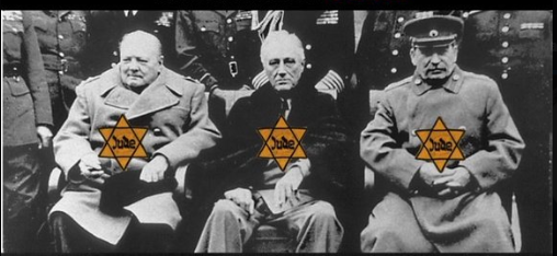 DonnyServusDei's tweet photo. These 3 men are the reason Europe lies in ruins.
These 3 men are the reason the White population is in decline.
These 3 men are the reason the J8ws control us.
These 3 men are the reason degeneracy is normalized.
These 3 men are the enemy of our people.

Remember this. https://t.co/sekgF7WcaF