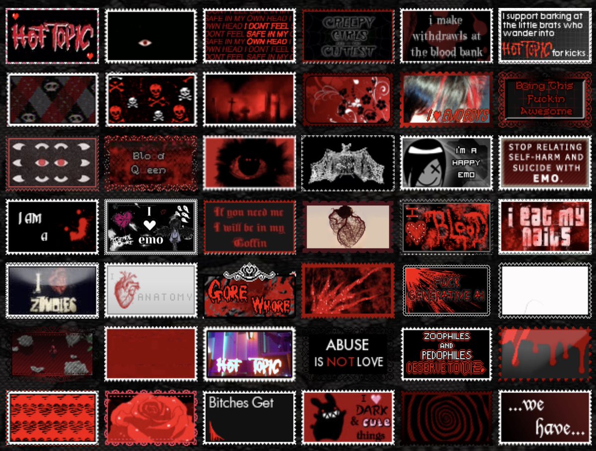 zombiegirlbug's tweet photo. ㅤㅤㅤㅤㅤㅤㅤㅤㅤㅤㅤㅤㅤㅤㅤㅤㅤ
🏷️ RESOURCESㅤ🦇⋆˚࿔ㅤㅤㅤㅤㅤㅤ ㅤㅤㅤㅤㅤㅤ
ㅤㅤㅤㅤ꒰ ㅤspooky / emo graphics 
https://t.co/hA0NlkTebs
ㅤㅤㅤㅤ( blinkies , stamps , pngs , gifs ) 🩸 https://t.co/p94GQNWd0q