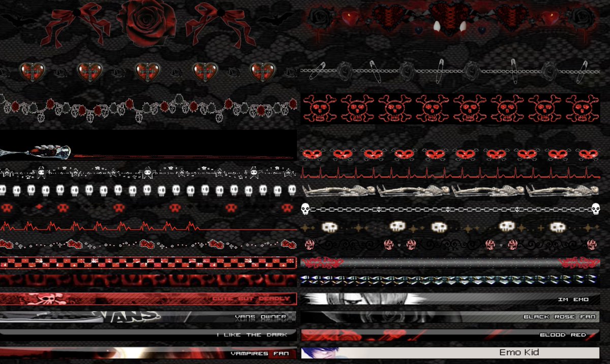 zombiegirlbug's tweet photo. ㅤㅤㅤㅤㅤㅤㅤㅤㅤㅤㅤㅤㅤㅤㅤㅤㅤ
🏷️ RESOURCESㅤ🦇⋆˚࿔ㅤㅤㅤㅤㅤㅤ ㅤㅤㅤㅤㅤㅤ
ㅤㅤㅤㅤ꒰ ㅤspooky / emo graphics 
https://t.co/hA0NlkTebs
ㅤㅤㅤㅤ( blinkies , stamps , pngs , gifs ) 🩸 https://t.co/p94GQNWd0q