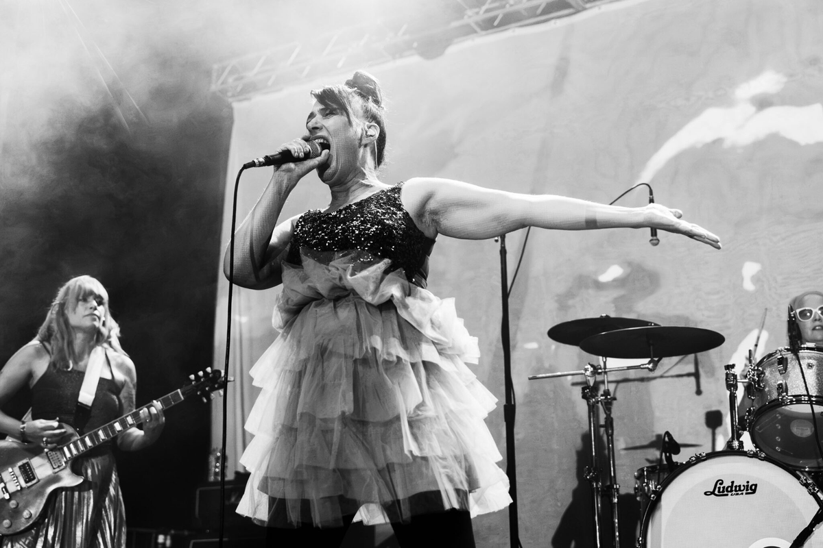 floodmagazine's tweet photo. Live, in photos: @LEVITATION 2026 with Angine de Poitrine, Bikini Kill, Arlo Parks, Gurriers, and more | https://t.co/YZu45CChcP https://t.co/w2rkq1Bd1F