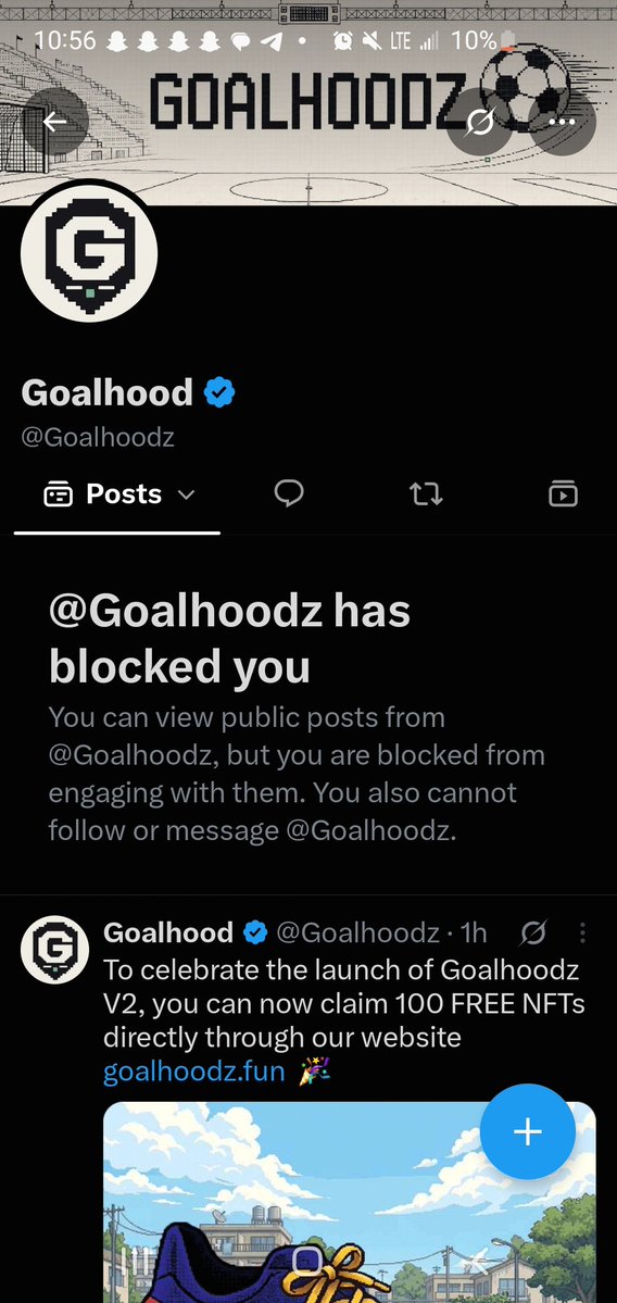 ClickMy77200's tweet photo. @Goalhoodz Bastards why did you block me. https://t.co/ZyRLp2b78W