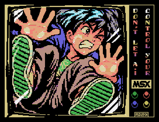 sfranck72's tweet photo. SCREEN 2 #MSX made with Aseprite and Multipaint.
https://t.co/633I2r6Wio https://t.co/kCmV38A26c
