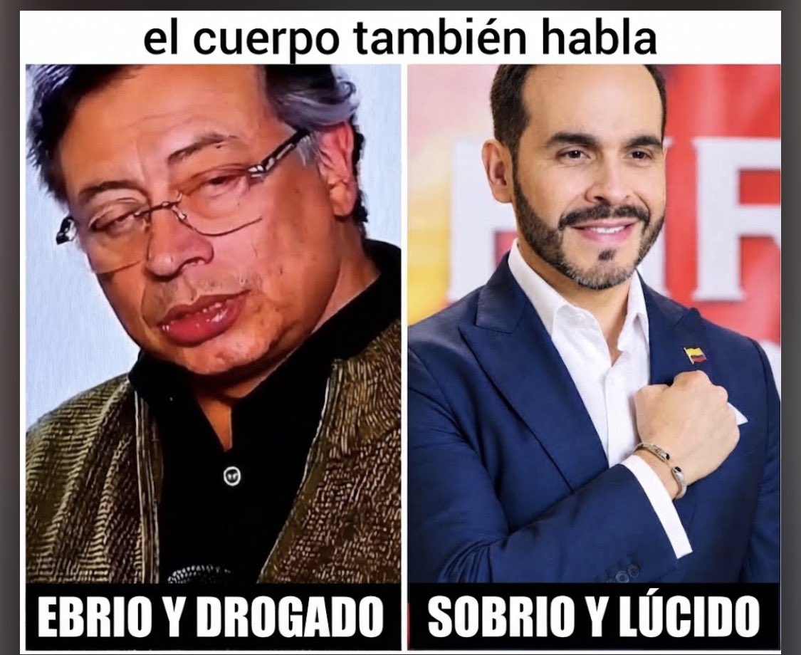 CDFF2025's tweet photo. @petrogustavo El cuerpo también habla! https://t.co/3zdPXQLfYc