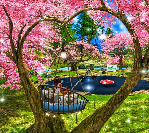 Alm4Rebeld3's tweet photo. 14/09/26 Surrounded by fantasy ✨and enjoying some fishing 🎣 at Florin's Tree Swing 🌳🪑🧚♀️ in Second Life 🏝️🏢🎮 Have you visited it yet? 😉
https://t.co/VjyK9faukv #Secondlife #Fishhunt #Virtualworld #LGH #FlorinsTreeSwing #FantasyAndFishing #TreeSwing #FantasyInSecondLife https://t.co/fjsufkRnNN