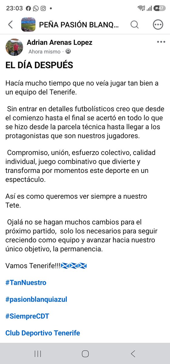 P_Blanquiazul's tweet photo. EL DÍA DESPUÉS https://t.co/EVgDm7xdrY