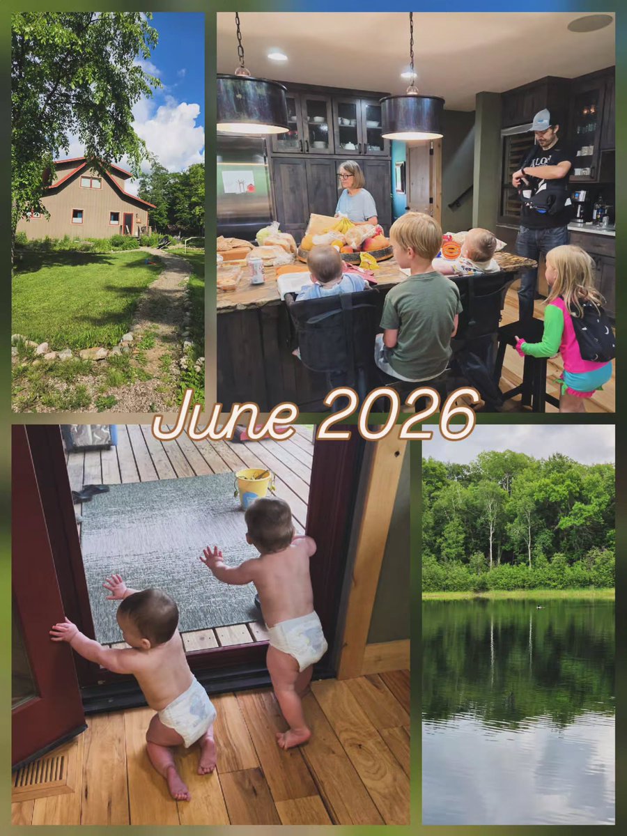 Funboytattoo's tweet photo. June 2026, my favorite yet. We took the boys up north for their first Minnesota summer: lake swims, beach sand, peaches, mango ice cream, boat rides, loons, cousins, and dockside fishing with Grandma. July can’t come soon enough. https://t.co/MjEiESmW5v