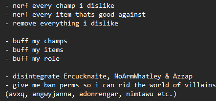 sevenLXXVII's tweet photo. how to fix league of legends ranked and balance https://t.co/HKGLeVORgc