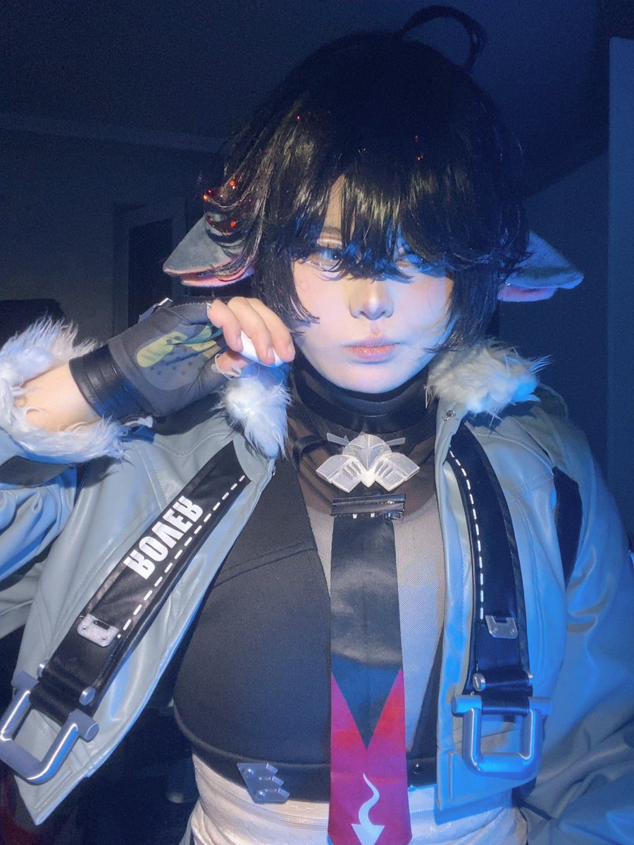 haruae03's tweet photo. im thinking about to cosplay male nicole.... #johndoe #johndoecosplay #ZenlessZoneZero‌ #zzz https://t.co/e0i2sUOp2n