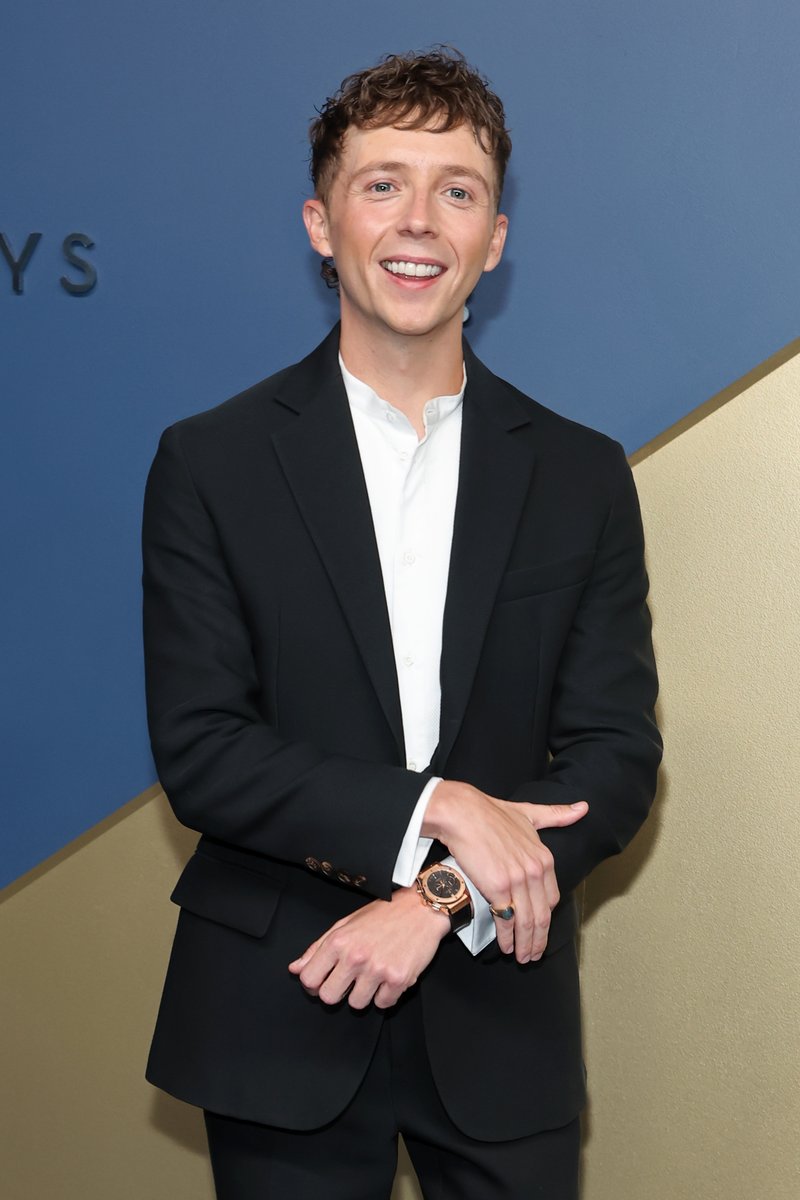 Variety's tweet photo. #ThePitt star Gerran Howell arrives at the #Emmys https://t.co/a3VQ4LPLuV
