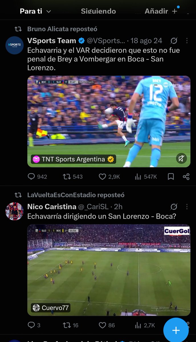 RoCuervo_'s tweet photo. Echeverría en diferentes partidos y contra el mismo rival https://t.co/JLyJB2OxOz