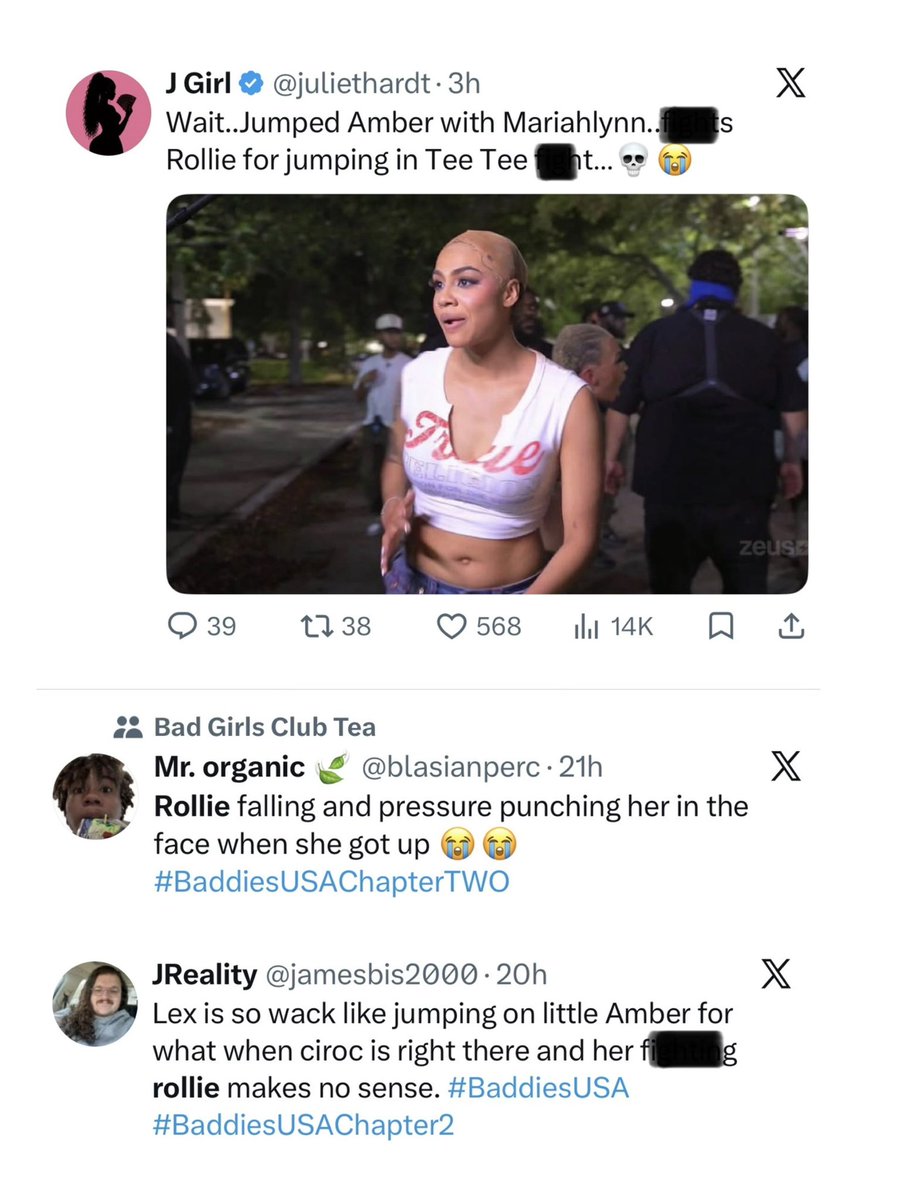 The_ZeusNetwork's tweet photo. Yeahhh!!! π₯ #Rollie @RPSnackMealz at #2 with #BaddiesUSAChapterTWO, #CirocGalore & @MariahLynBoss on the TWITTER βXβ CHARTS!! π Swipe right to see the TWEETS & give your THOUGHTS on the New Episode ππΎ https://t.co/TTHwHR1jaf