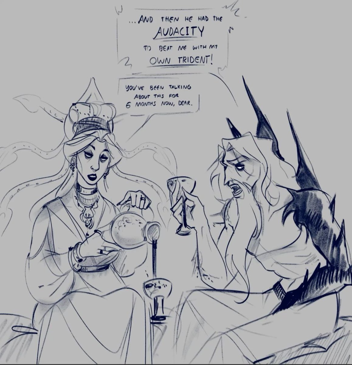 HopezHugz's tweet photo. Unpopular ships that I absolutely adore!
Part 46
#crackship #rarepair
1) Satan/Sera #HeavensDarkness #HazbinHotel
2) Pepé Le Pew/Penelope Pussycat #pepexpenelope
3) Poseidon/Amphitrite #epicthemusical
4) Loona/Vortex #loontex #HelluvaBoss‌
All credit goes to the original artists https://t.co/Yb0ZlaWHXf