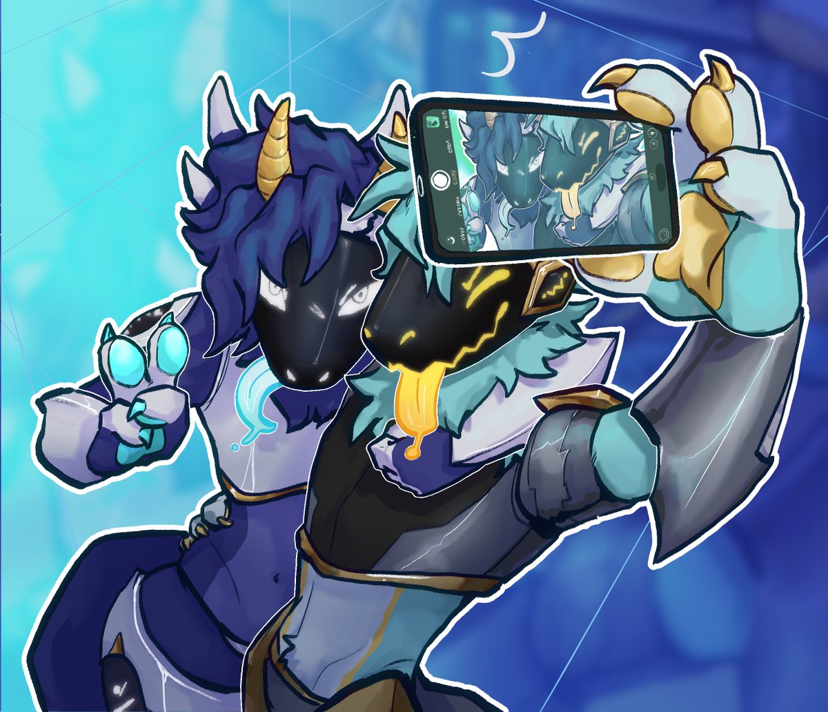 Festive_Winter's tweet photo. Winter and Aspen take a selfie

🎨@chr0bal https://t.co/qO15EfPlE9