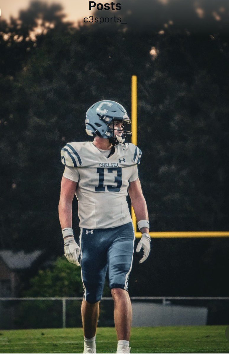 ColeCarroll2029's tweet photo. Sophomore Season Stats
6’1 182 lbs 2029 WR    Chelsea, AL
4 Games Played
17 Receptions - 160 Receiving Yards
20.83 MPH Max Speed �� Catapult Data
#7 in the State in Receptions-Soph Class
#31 in the State in Receiving Yards
#1 in Class 5A in Receptions
#8 in Class 5A in Receiving Yards
9 Tackles
@ChelseaHornets @RecruitTheC @HallTechSports1 @MaxPreps @PrepRedzoneAL @PrepRedzone @AL_Recruiting @BamaPrepsFB @BamaHsfb @BamaHSNews @MrWayneJohnson @raisingchamps_ @ScoutFball @camdenharper3 @RevSportsllc @EdwardsAthlet1c @Prewettperform @RivalsHS @Rivals @Rivals_Recruits @TomLoy247 @Andy_Villamarzo @AllenTrieu @adamgorney @BenThomasPreps @aldotcomPreps @aldotcomSports @shelbycreporter @UANextFootball @catapultextreme @ChadSimmons_ @jbeanpoll @247recruiting @247Sports