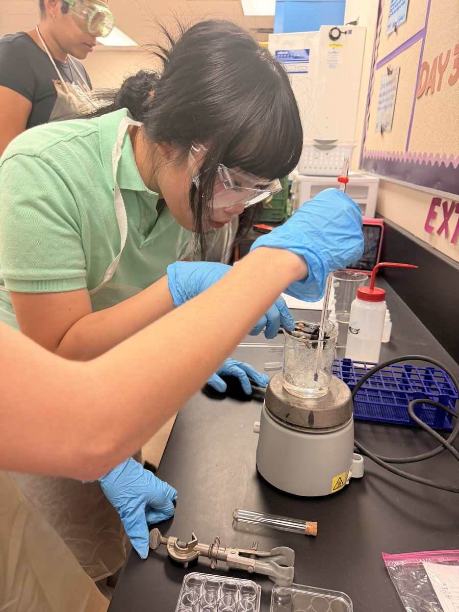 SpringISD_AdvAc's tweet photo. Of course, PPE gear was used.  These students know their science lab safety. https://t.co/PaGYDMZbfc