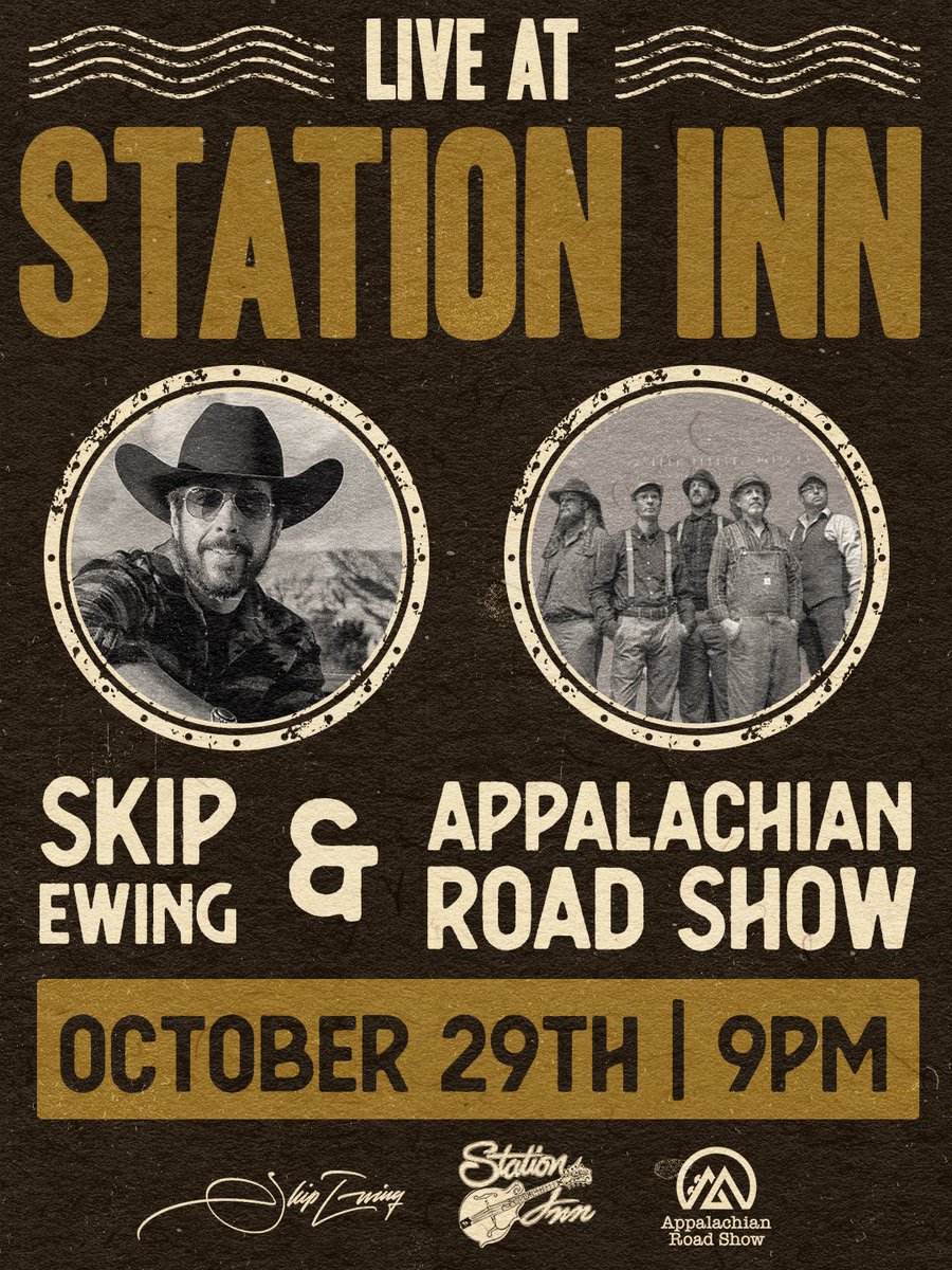 skipewing's tweet photo. Well, we had so much fun the first time, we decided we better do it again! 

Skip Ewing &amp; @AppalachianShow are teaming up for another night of songs, stories, and some mighty fine pickin’…this time at the legendary Station Inn. Join us October 29: https://t.co/I31rPWHWVm. https://t.co/Yz8zKNRaYE