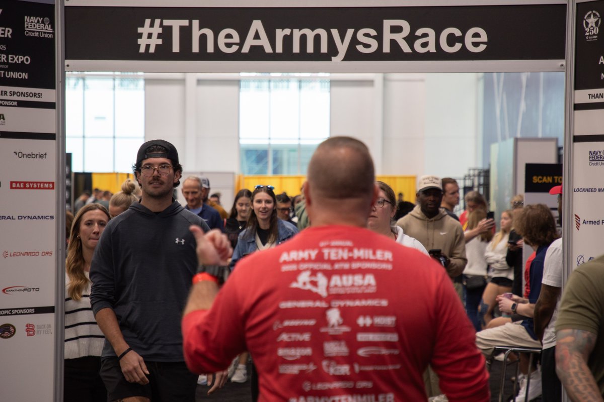 Gear Up &amp; Look HOOAH at the Army Ten-Miler Expo!

The Army Ten-Miler Expo is your only opportunity to gear up for Race Day!  This is the exclusive location to pick up your official runner packet, which contains your race bib, runner shirt, and finisher medal. Remember, there is https://t.co/IEAsX8KDDZ