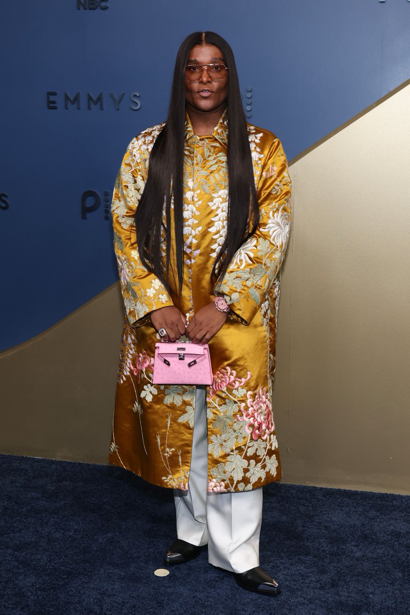 21metgala's tweet photo. Law Roach attends the 78th Primetime Emmy Awards. https://t.co/MttTZUeYkt