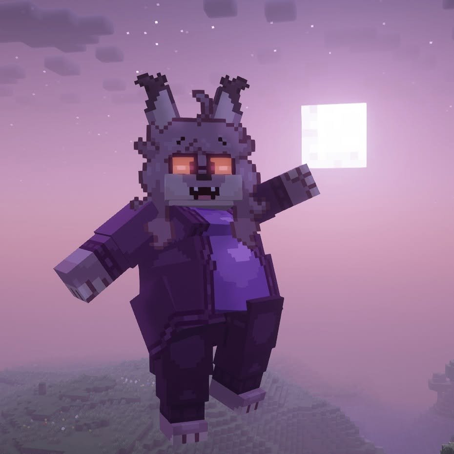 Rekteon's tweet photo. Really awesome custom minecraft player model @Nektsune_Hybrid did for me, ITS SO PRETTY I LOVE IT SO MUCH https://t.co/VWNcye8KMT