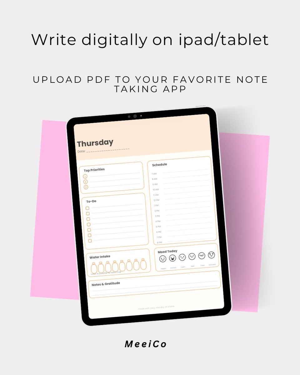 MeeiCoShop's tweet photo. Start your week feeling organized and cute. This 7-page printable daily planner is designed to make planning your days feel a little softer — with dreamy pastel colors, minimalist layouts, and just the right amount of structure to keep you on track without feeling overwhelming.🤍 https://t.co/9fWOkVEM4X
