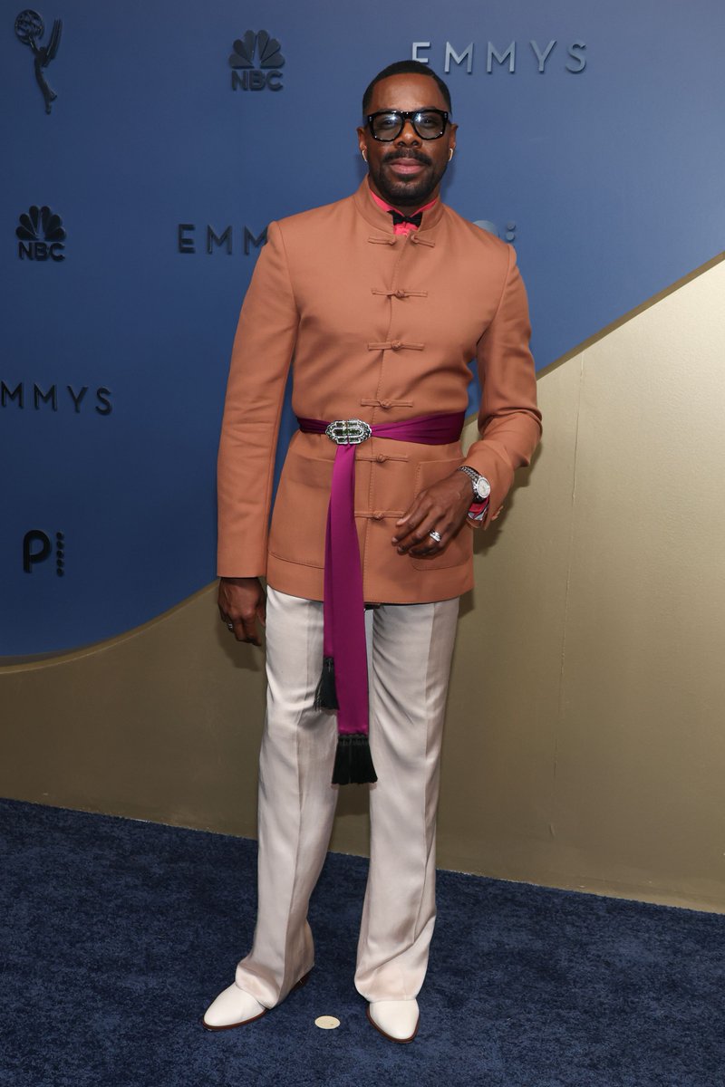 21metgala's tweet photo. Colman Domingo at the 78th Emmy Awards. https://t.co/ymNGroRsWu