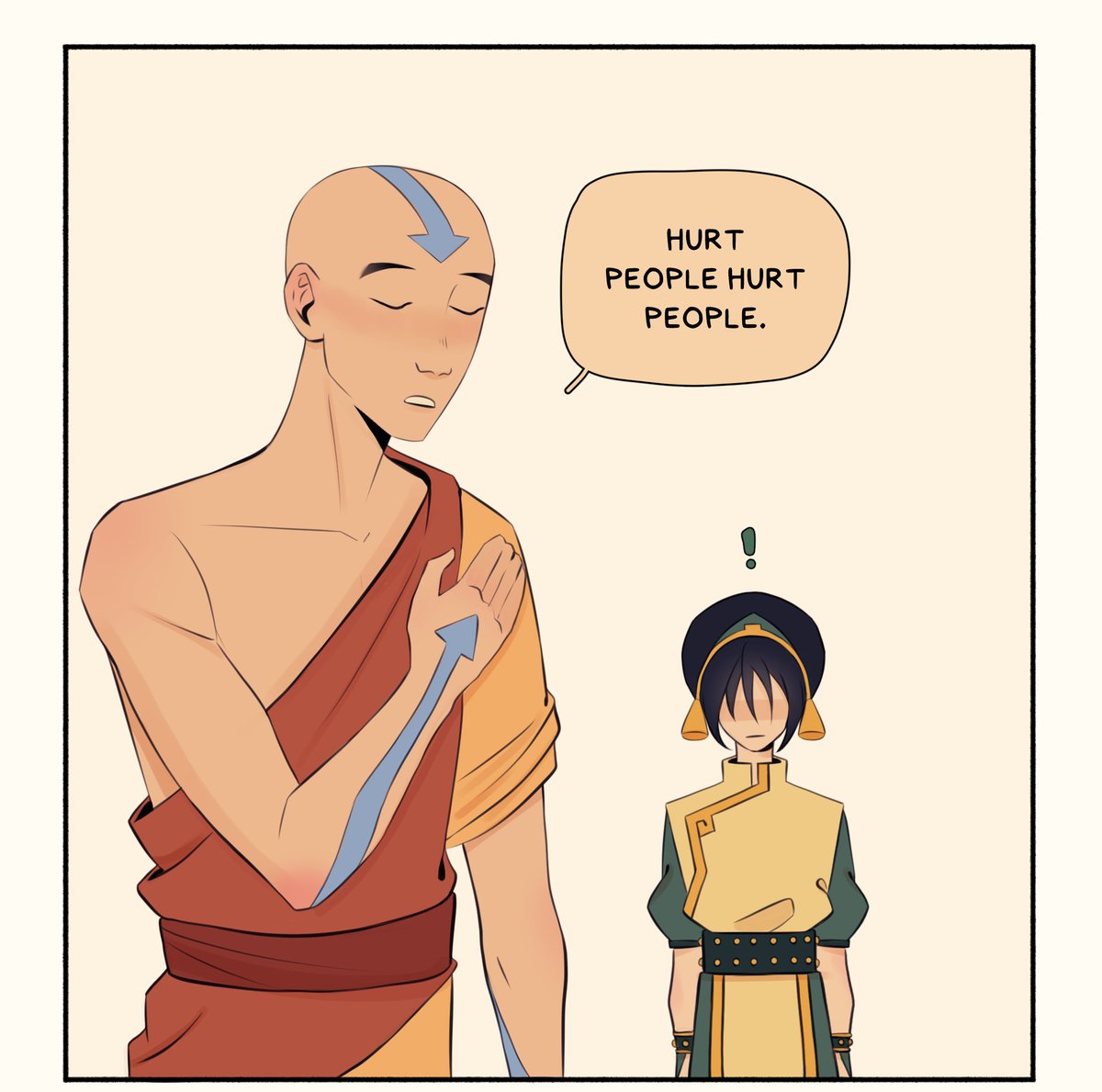 petricorah's tweet photo. hurt people hurt people. do it. #atla https://t.co/KCZhq4k59O