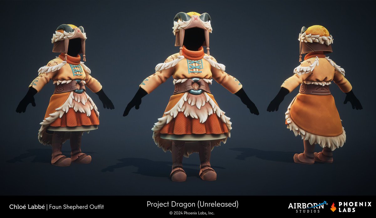 EverhavenWorld's tweet photo. #Everhaven Faun shepherd outfit. #BringBackProjectDragon #ProjectDragon #cancelledgames #cozygames #fantasygames #gameart #3Dmodel #fauns

#3Dmodels by @Chloechht: https://t.co/FQKsCB2ivF https://t.co/URlr0ALL98