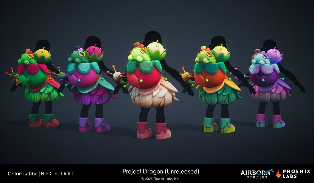 EverhavenWorld's tweet photo. #Everhaven NPC Lev outfits and plushies set. #BringBackProjectDragon #ProjectDragon #cancelledgames #cozygames #fantasygames #gameart #3Dmodel

#3Dmodels by @Chloechht: https://t.co/8AlPsFXQrb https://t.co/3F7yYlPcyV