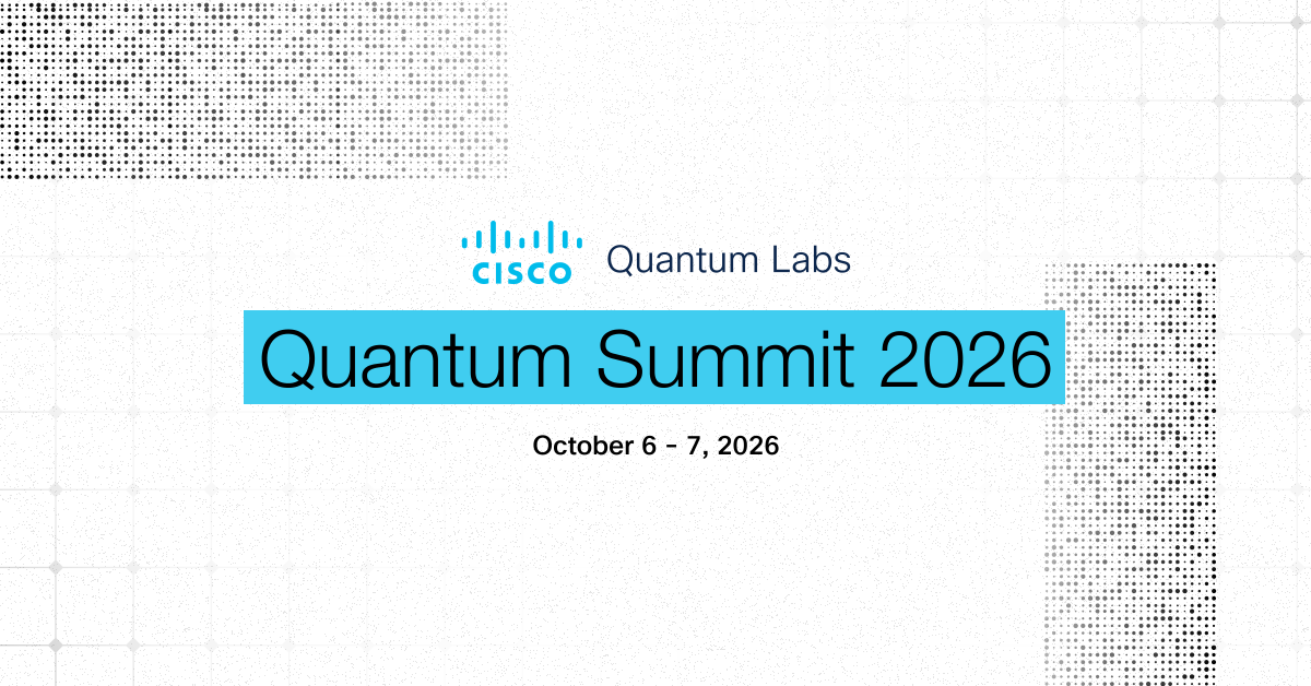 outshiftbycisco's tweet photo. The #CiscoQuantumSummit returns Oct. 6–7. This year's program goes deeper into the software stack powering scalable quantum networks, covering the control, compilation, and orchestration layers that turn distributed quantum into working infrastructure. 

https://t.co/b7FWu4uf9p https://t.co/9RefexdANf