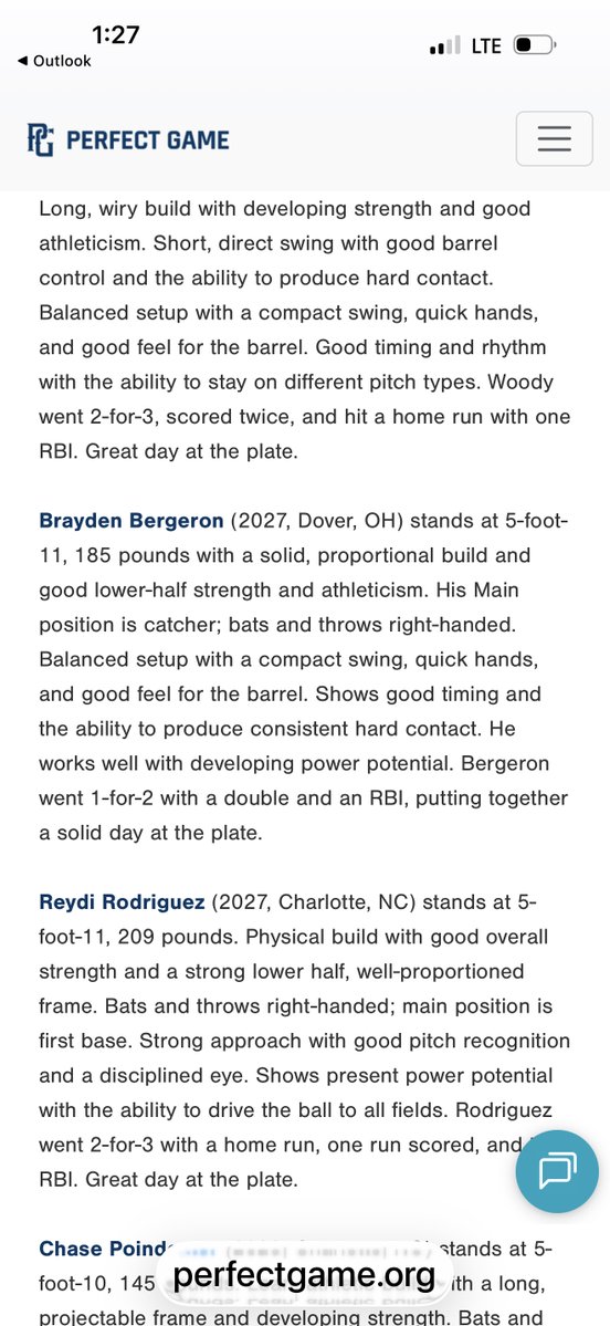 Bbergeron34's tweet photo. Bergeron | C | 2027 | 3.9 GPA | 1.89 PT | 80 CV | 93 EV

AB's 7 | H 3 | BA .750 | OBP .857 | RBI's 3 | R 3 | BB 3 | 

@Ohio_Baseball 
@PG_Uncommitted 
@PrepBaseOHScout https://t.co/BmnM2Dpt99