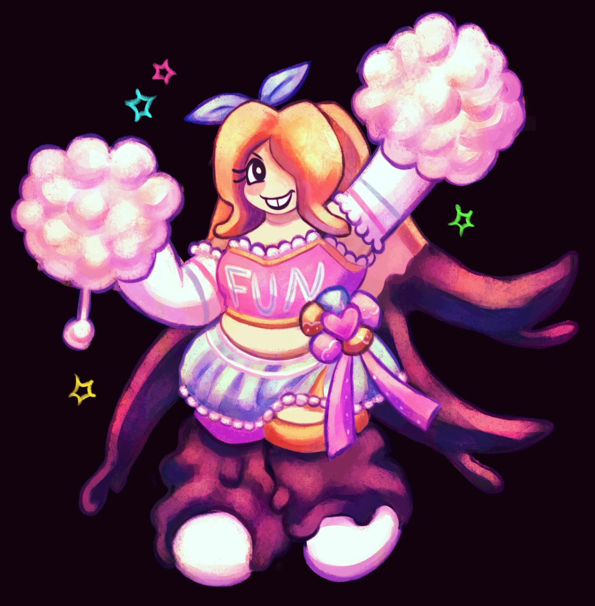 despairfunhouse's tweet photo. “I think we can all survive this together!” -Art done by @KillMagu #DESPAIRHOUSE https://t.co/2bjEF2W8K8