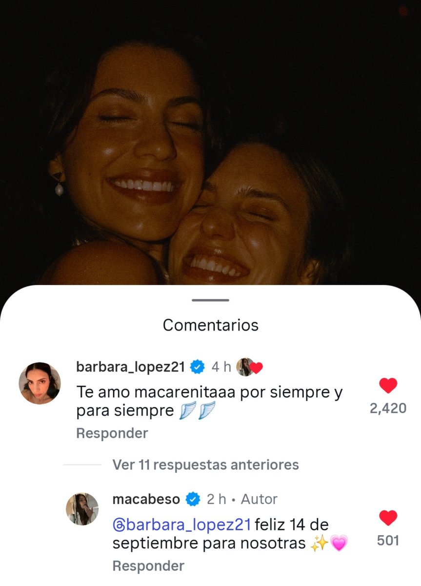 barbsnani's tweet photo. dicen que nunca olvidas tu primer amor y tienen razón, los años pasan, pero a mí nadie me sacará a juliantina y barbarena del corazón https://t.co/M7C1BXCxqk