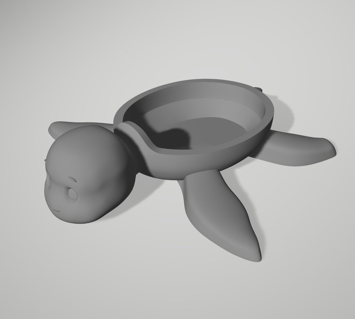 curse_de's tweet photo. Here how the Turtles STL-file looks in MatCap. I still need to learn a bit about making print files but I am happy with it. I work on other stuff too. So soon(tm) more https://t.co/aEmKjRbzT1