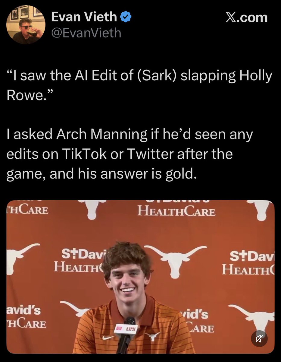 isabellways's tweet photo. Meanwhile, Holly Rowe is a hall of famer and cancer survivor who is widely respected for her work, and he’s living off a last name and watching tiktoks when he should be working on his sloppy footwork  and base mechanics. https://t.co/Gyqfo2nuZI