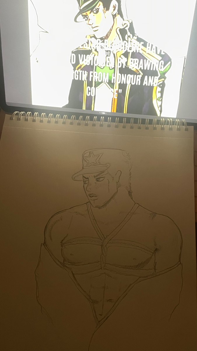 JxLYNEKUJO_'s tweet photo. @whoreledotess I LOVE YOU I WAS LITERALLY SKETCHING HIM LIKE THAT OMFGG https://t.co/FQxKbaVEmB
