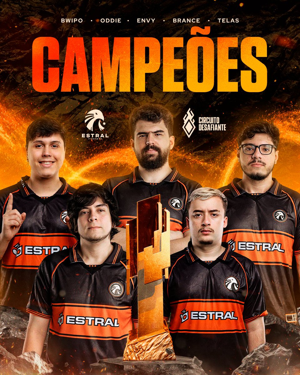 CBLOL's tweet photo. Uma campanha HISTÓRICA! 🏆 

A @EstralEsports__ é CAMPEÃ INVICTA do #Circuitão - foram 19 jogos e 19 vitórias rumo ao título, nenhum mapa perdido ✅

A Grande Final foi conquistada em um sonoro 3-0 sobre os Ninjas da @kabumesports https://t.co/S5qzdaQJrU