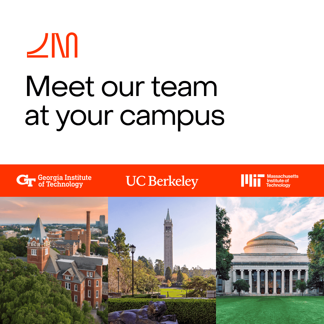 LightmatterCo's tweet photo. We’re hiring interns and new grads for 2027 — come visit us at career fairs this Fall!
➡️Georgia Tech Woodruff School of Mechanical Engineering and ASME Career Fair 
Date: September 15 from 9:00am - 3:00pm 
Location: Exhibition hall at 460 4th St NW, Atlanta

➡️UC Berkeley Engineering and Technology Career Fair
Date: September 16 from 12:00pm - 4:00pm
Location: 2495 Bancroft Way, Berkeley

➡️MIT Fall Career Fair 2026
Date: September 25 from 9:30am - 4:00pm
Location: 120 Vassar St, Cambridge

Visit our careers page to learn about open roles, benefits, and more: https://t.co/yYlC7Fc6md