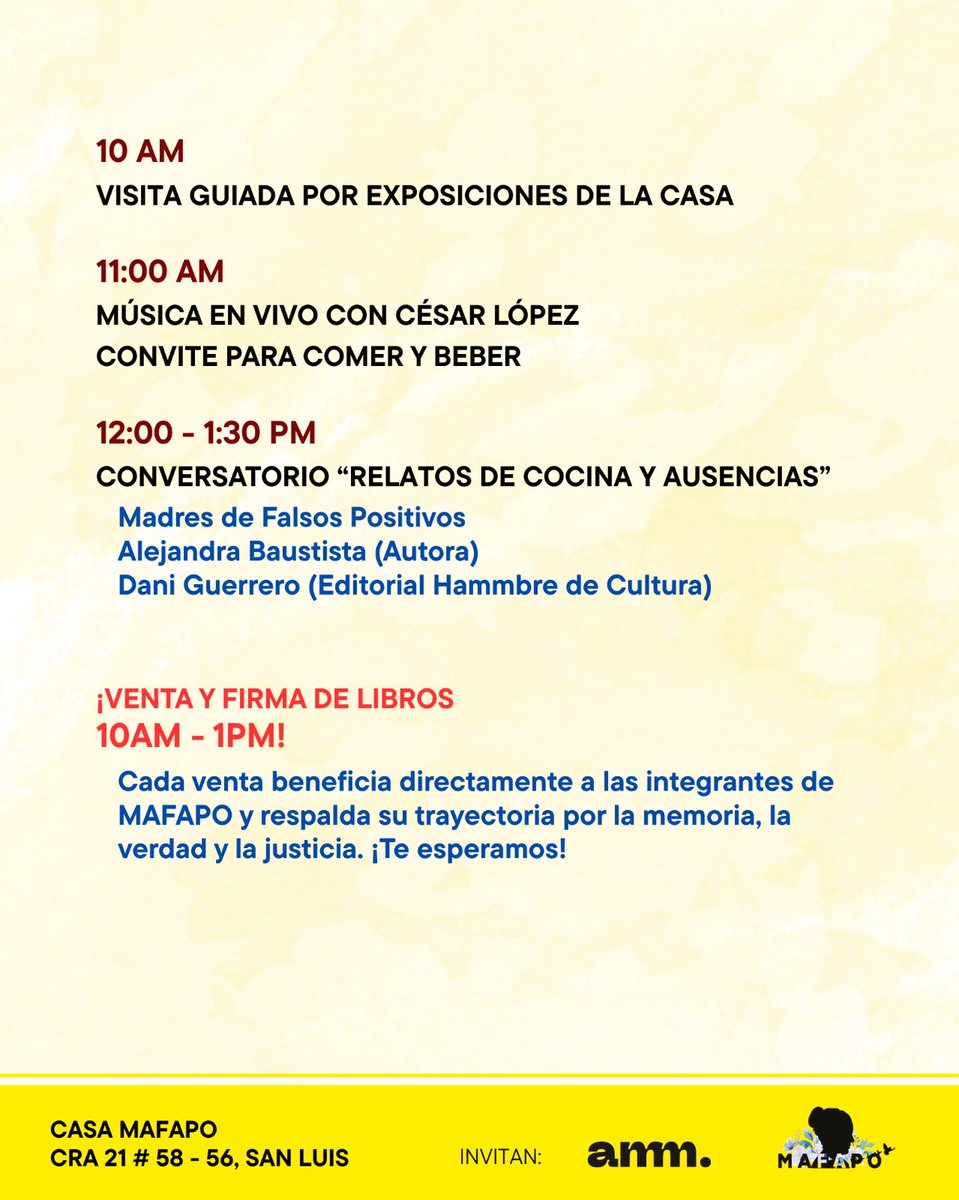MAFAPOCOLOMBIA's tweet photo. No te pierdas esta gran experiencia https://t.co/0iNm2H3jtr
