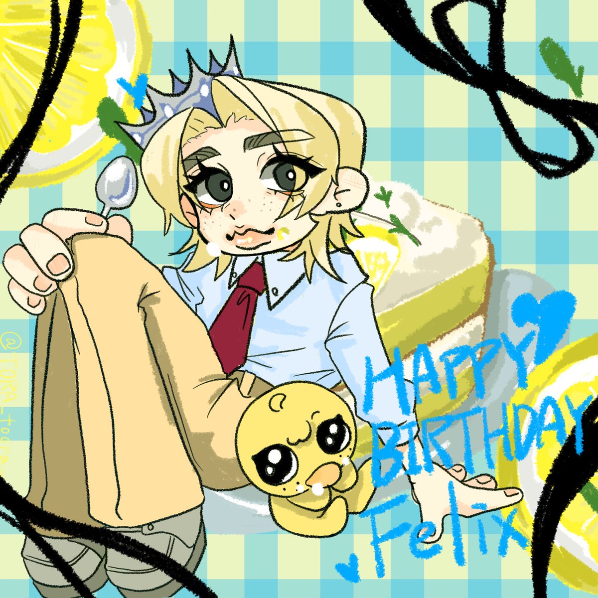 TORA_toora_'s tweet photo. ⸜ ʜ ᴀ ᴘ ᴘ ʏ  ʙ ɪ ʀ ᴛ ʜ  ᴅ ᴀ ʏ ⸝

#HappyFelixDay
#행복으로_용복을_복복복
#FelixVoiceOfAGeneration https://t.co/XOx7dYy4o4