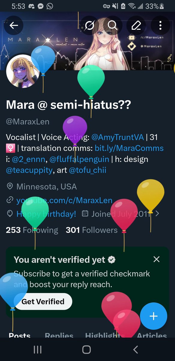 MaraxLen's tweet photo. Obligatory balloon post, +1 to my 3rd decade on this earth https://t.co/uBlyd1r1ql