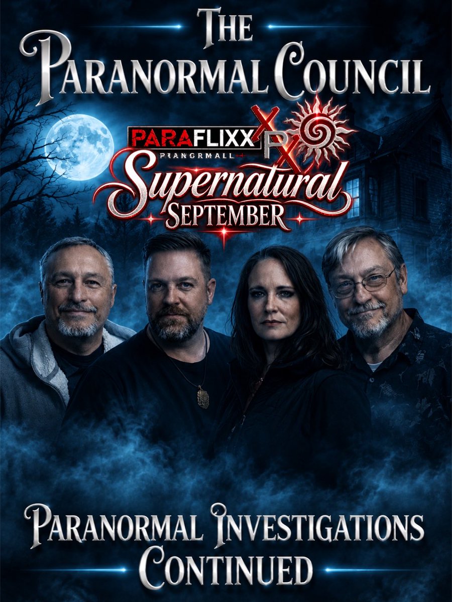 PARAFlixx's tweet photo. Join The Paranormal Council and Soulfire Paranormal at CAJUN CON this December! #thisisyourparaflixx #GlobalEvents 

🌀 IT’S HERE! The PARAFlixx Original talk show ‘The Paranormal Council’ all new episode “Residential Investigations Continued” is now streaming exclusively on PARAFlixx paranormal+ in celebration of our network theme Supernatural September!

📺 Stream all of your favorite tv shows, movies, documentaries and talk shows! 

👻 Flix, Music videos, and Global Events of the Paranormal, Supernatural, Universe & Beyond, and then some. 

🛸 This Is Your PARAFlixx— We Stand for Infinite Possibilities as the Universal Platform Making Groundbreaking Presence. The Universal Home Of Paranormal, Supernatural, Universe & Beyond, and then some.

🚀 “The Netflix of the Paranormal” -PARAFlixx paranormal+ Fans

#theuniversalhomeofparanormal #supernaturalseptember #thenetflixoftheparanormal #universalplatform #paraflixx