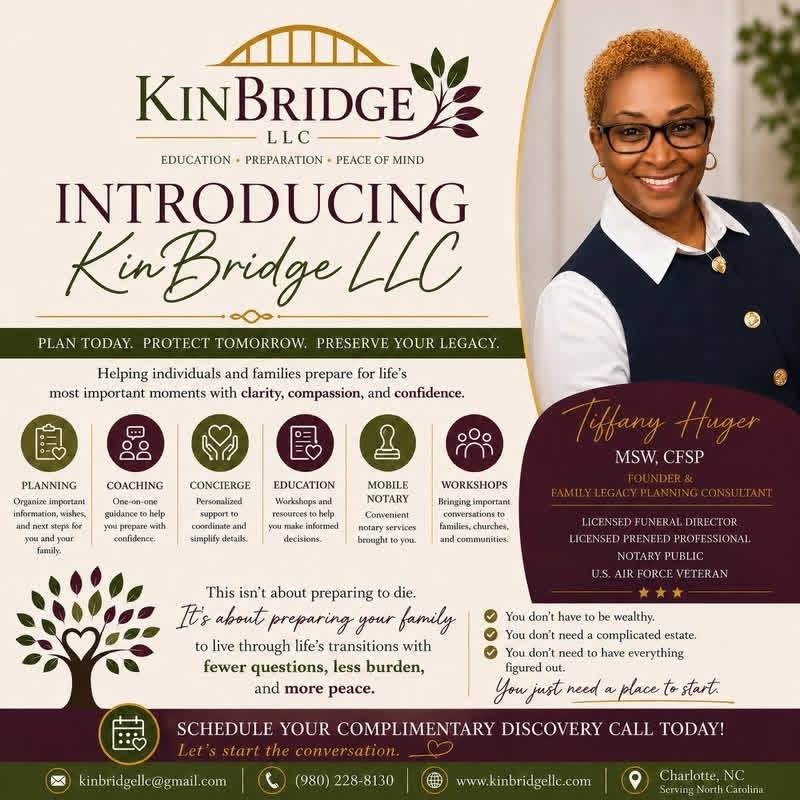 FLEETDJS's tweet photo. ✨ IT’S OFFICIAL — KINBRIDGE LLC IS HERE! ✨

📅 Complimentary Discovery Calls are now available.
📧 kinbridgellc@gmail.com
🌐 https://t.co/Ue57DkL66n
📍 Serving Charlotte and communities throughout North Carolina

Facebook: KinBridge LLC
IG: Kinbridge_LLC

#KinBridgeLLC https://t.co/hmwV1Een8s