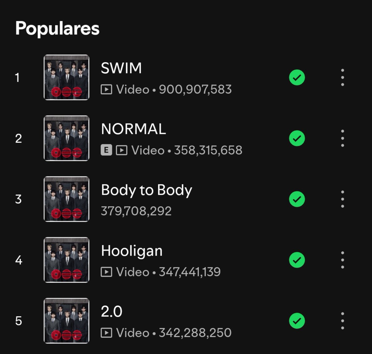 pjmIesviu's tweet photo. ESTAN VIENDO ESTO???? ESTAMOS EN LA CUENTA REGRESIVA PARA EL 1B DE SWIM, los números para arirang son una completa locura, tenemos que seguir sumando con todo, vamos 🗣️🔥

• SWIM — 900M
GAP: 99,092,417
Prediccion: 34 días

STREAM ALL ARIRANG SONGS
SWIM TO 1 BILLION
#SwimTo1B https://t.co/sFMbumKOqW