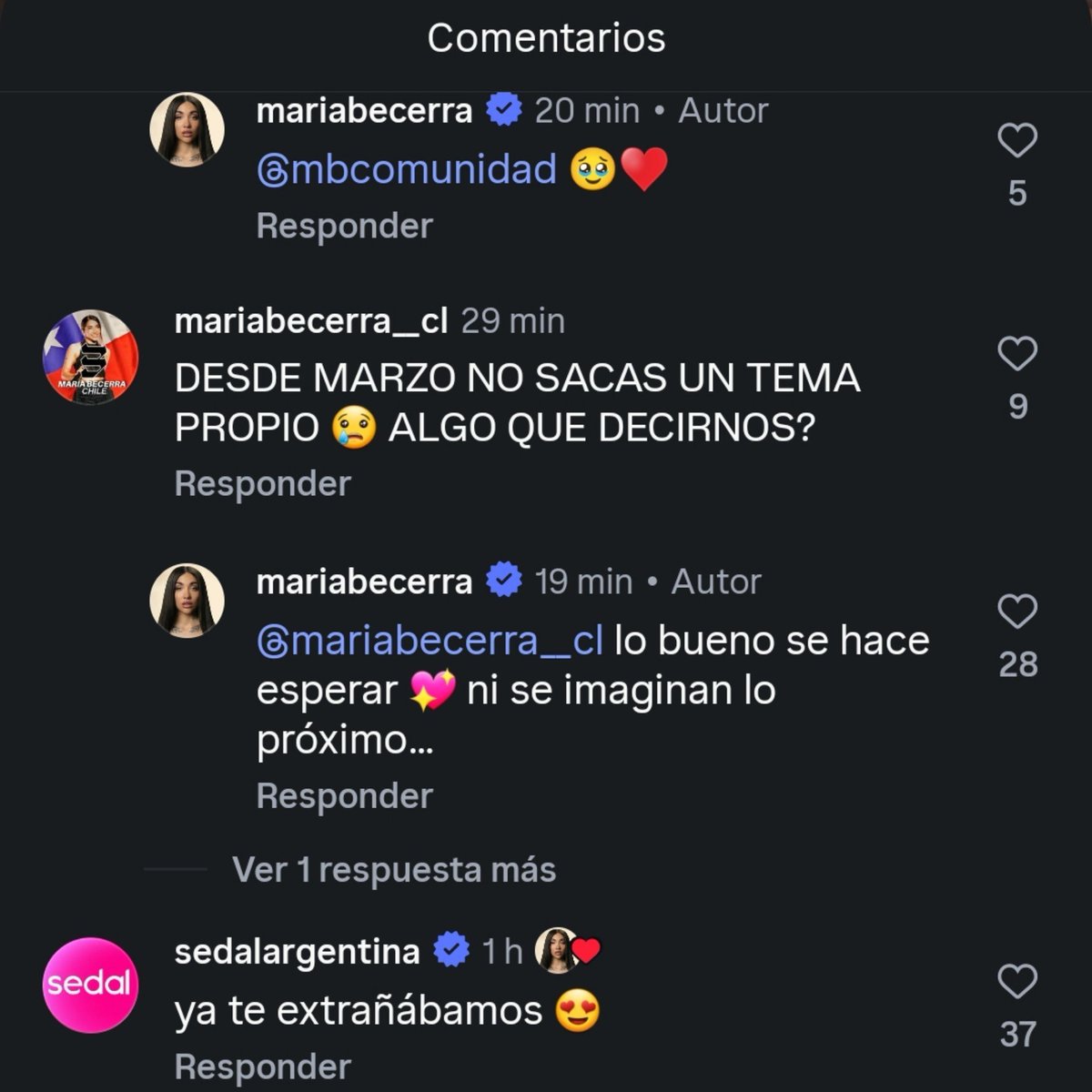 BecerraData's tweet photo. Maria Becerra sobre música nueva propia: "lo bueno se hace esperar, ni se imaginan lo próximo". 👀 https://t.co/M6bPgdqxhB