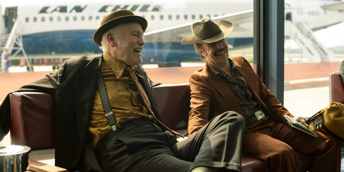 somecrusader1's tweet photo. I adored Wild Horse Nine.
Really funny film and also surprisingly dark at times, especially during the final half.

Fuckin’ loved Malkovich &amp; Rockwell in this, they have great chemistry and are basically like an old married couple at times, hilarious stuff.
#TIFF26 https://t.co/0fe14Pz6BH